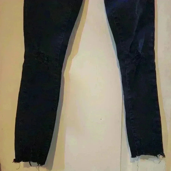 5. Black distressed raw hem jeans by Articles of society  size 24 - Picture 3 of 8